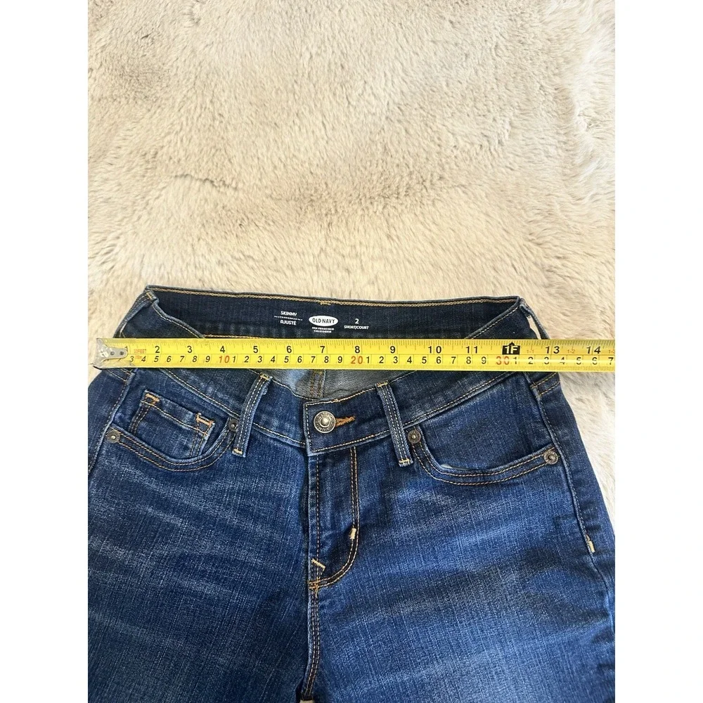 Old Navy Jeans Women Skinny Short‎ /Court Size 2 Blue